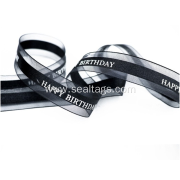 Print ribbon Gift Packing Organza Ribbon